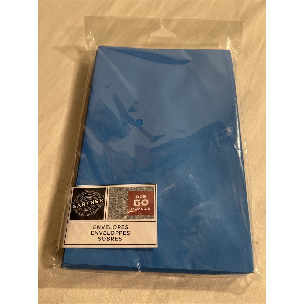 GARTNER STUDIOS Blue A9 Envelopes - 5.75" x 8.75"  - 50 ct